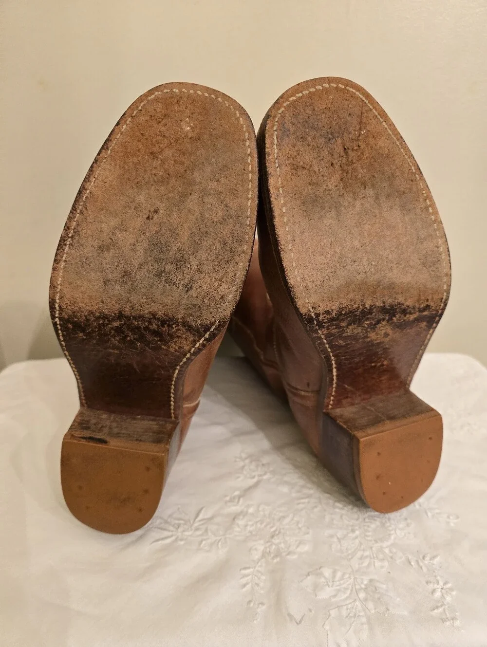 Vintage Brookline Brown Leather 